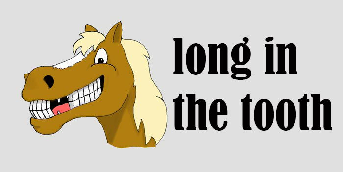 idiom long in the tooth